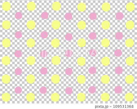 水玉模様の背景 黄色ピンク 水玉模様の背景 黄色ピンク 109531368