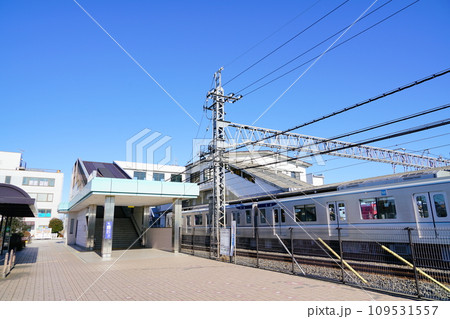 北春日部駅東口と13000系 109531557