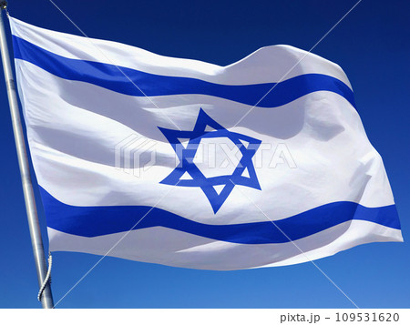 イスラエルの国旗 109531620