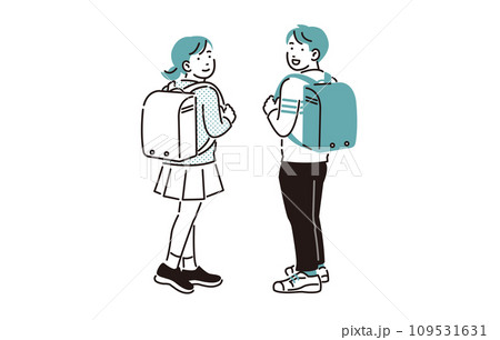 Child School Girl Walking with Smartphone, Cartoon Vector Illustration  Isolated. Stock Vector - Illustration of beautiful, cute: 180305844