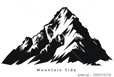 Mountain silhouette,mountains silhouette vector Mountain silhouette,mountains silhouette vector 109533276