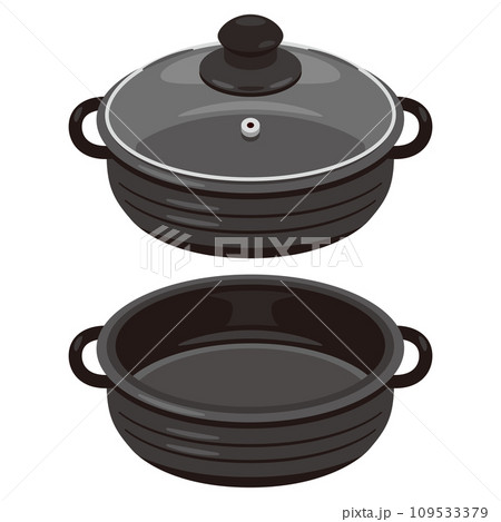 黒い鍋セット 109533379