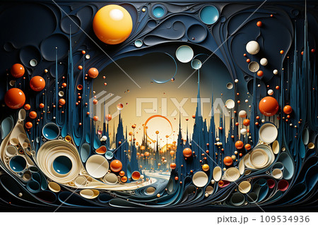 Abstract piece focusing on intricate textures, rough and smooth surfaces, experimenting with light and shadow 109534936