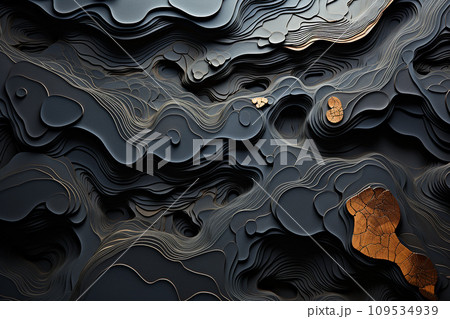 Abstract piece focusing on intricate textures, rough and smooth surfaces, experimenting with light and shadow Abstract piece focusing on intricate textures, rough and smooth surfaces, experimenting with light and shadow 109534939