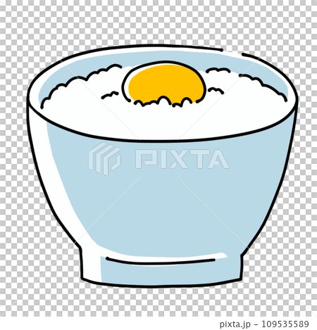 Loose and simple egg-cooked rice, single item, solid coating Loose and simple egg-cooked rice, single item, solid coating 109535589