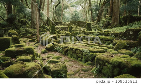 縄文時代の史跡（AI生成画像） 109535813