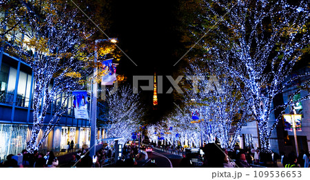 けやき坂 イルミネーション は 六本木 の 冬 の 景色 【 東京 の ウィンター スポット 】 109536653