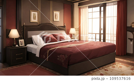 ホテルのベッドルーム ホテルのベッドルーム 109537616