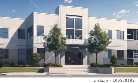 学校風の建物 109538195