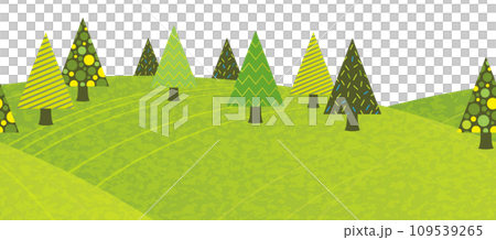 春天森林無縫景觀圖 109539265