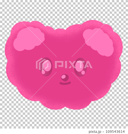 Cute Hot Pink Bear Cartoon illustration Cute Bear Bear Sticker Cute Animal Animal Sticker Cute Element Cute Hot Pink Bear Cartoon illustration Cute Bear Bear Sticker Cute Animal Animal Sticker Cute Element 109543614