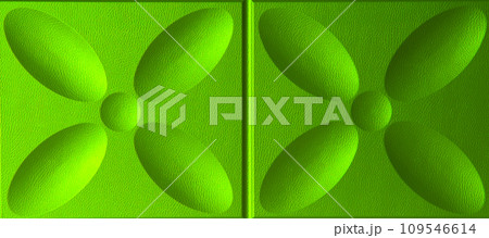Green leather texture. able to use as a background 109546614