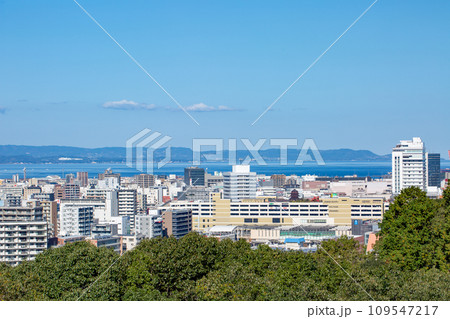 大分市街と別府湾 109547217