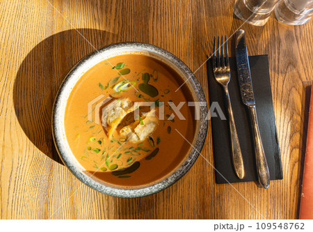 Nepalese Momo Jhol Achar Dumpling Soup, Fried Gyoza Broth, Spicy Tomato Momo Seasoned Soup Nepalese Momo Jhol Achar Dumpling Soup, Fried Gyoza Broth, Spicy Tomato Momo Seasoned Soup 109548762