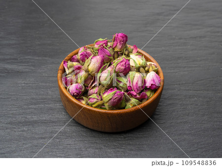 Dry Rose Buds, Roses Petals for Pink Flower Tea, Dried Persian Rosebuds, Rose Buds Textured Flowers 109548836