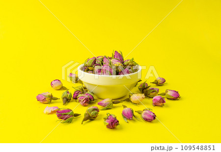 Dry Rose Buds, Roses Petals for Pink Flower Tea, Dried Persian Rosebuds, Rose Buds Textured Flowers 109548851