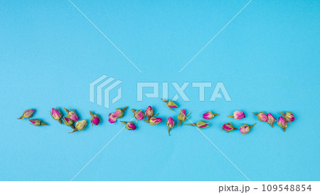Dry Rose Buds, Roses Petals for Pink Flower Tea, Dried Persian Rosebuds, Rose Buds Textured Flowers 109548854