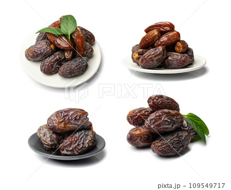 Big Dates Isolated. Date Palm Fruits Big Dates Isolated. Date Palm Fruits 109549717