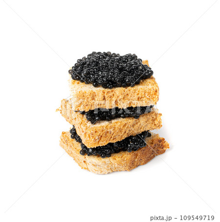 Black Caviar Isolated, Sturgeon, Beluga Caviare, Luxury Seafood, Expensive Delicatessen on White Background Black Caviar Isolated, Sturgeon, Beluga Caviare, Luxury Seafood, Expensive Delicatessen on White Background 109549719