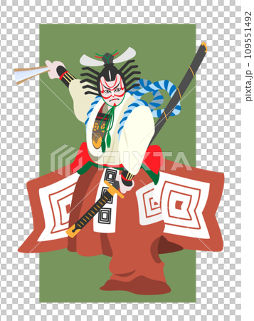 歌舞伎の暫 歌舞伎の暫 109551492