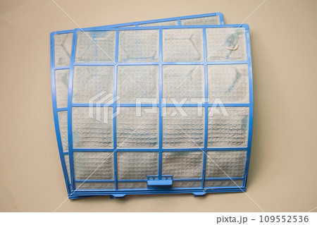 air conditioner filter with dirty dust air conditioner filter with dirty dust 109552536