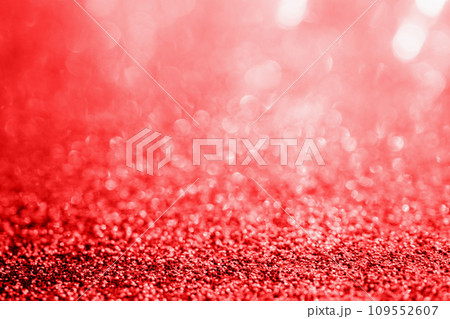 Abstract red glitter sparkle texture background 109552607