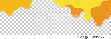 フレーム素材_垂れた蜂蜜 フレーム素材_垂れた蜂蜜 109552756