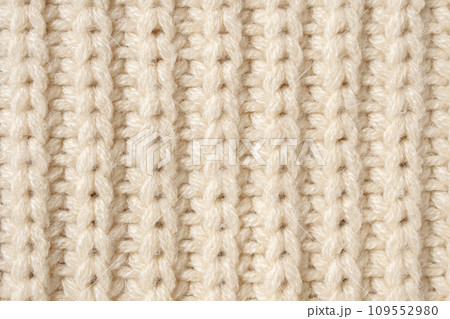 knitted wool fabric texture background 109552980