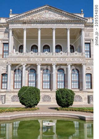 Dolmabahce sarayi museum Ottoman sultans palace in Istanbul Turkey 109554890