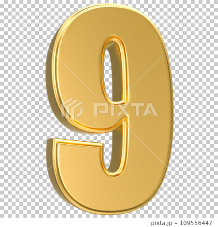 Follow Number 3D Render Follow Number 3D Render 109556447