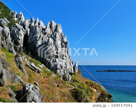 三重県鳥羽市神島 カルスト地形 三重県鳥羽市神島 カルスト地形 109557041