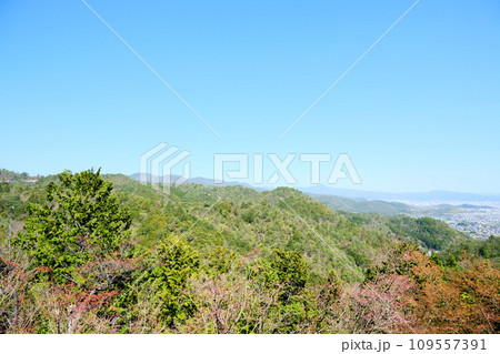 京都府京都市_小倉山展望台から東側風景3_2023_3月 109557391