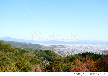 京都府京都市_小倉山展望台から東側風景4_2023_3月 109557393
