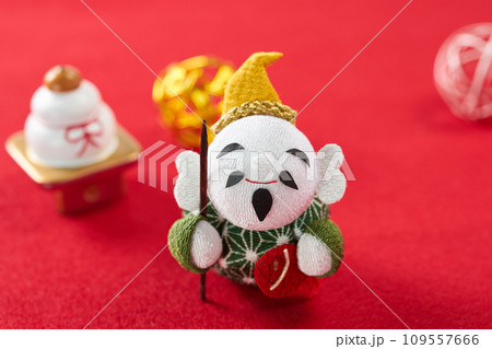 お正月　七福神恵比寿様イメージ 109557666