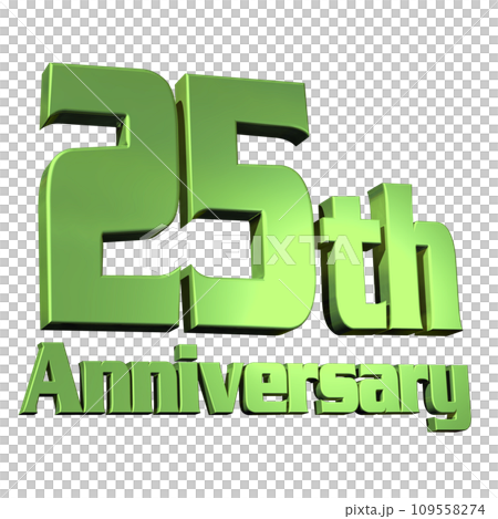 3DCG角色《25週年/25週年》綠、綠 3DCG角色《25週年/25週年》綠、綠 109558274