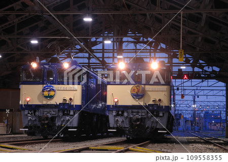 レトロな車両庫に佇むEF64形電気機関車たち_2023/11/25撮影 109558355