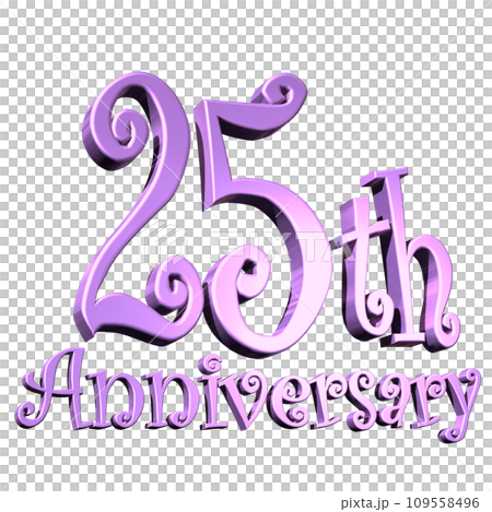 3DCG角色「25週年/25週年」紫、紫 3DCG角色「25週年/25週年」紫、紫 109558496