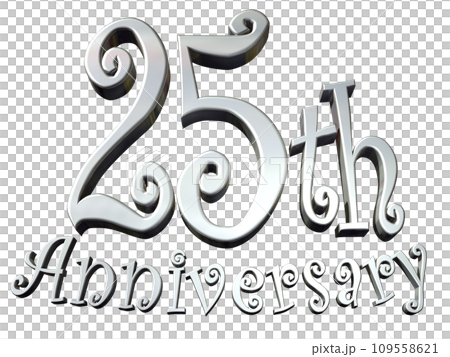 3DCG角色「25週年/25週年」銀、銀 109558621