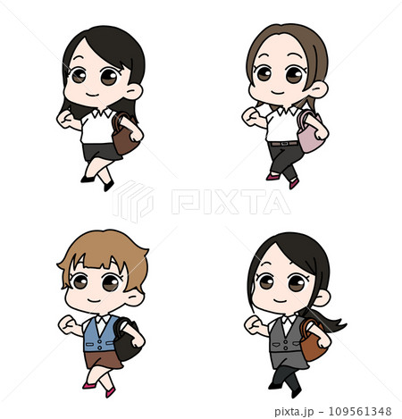 働く女性イラストセット10 109561348