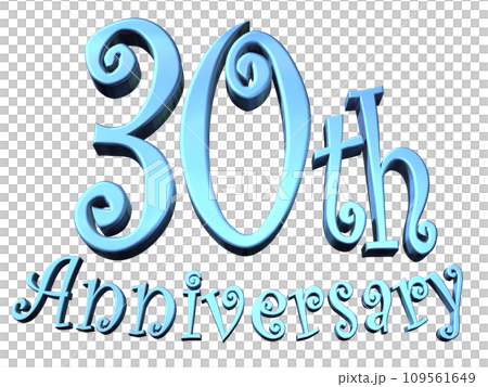 3DCG角色「30th Anniversary/30週年」藍色、藍色 109561649