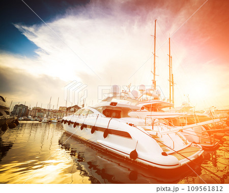 Yacht port Yacht port 109561812