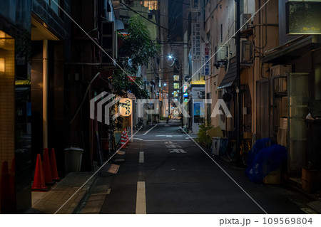東京の隠れた静寂な路地 東京の隠れた静寂な路地 109569804