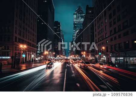 AI-generated content. City in virtual reality AI-generated content. City in virtual reality 109570836