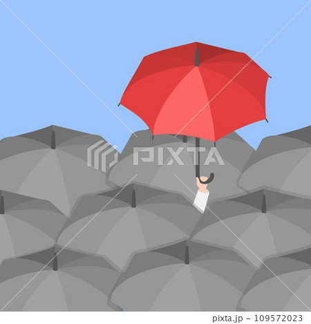 3D Isometric Flat Vector Illustration of Uniqueness And Individuality 109572023