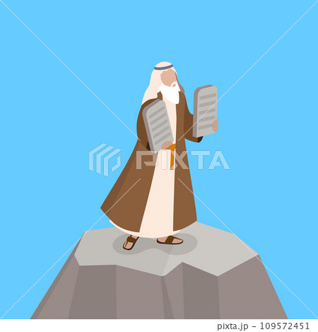3D Isometric Flat Vector Illustration of Biblical Story 3D Isometric Flat Vector Illustration of Biblical Story 109572451