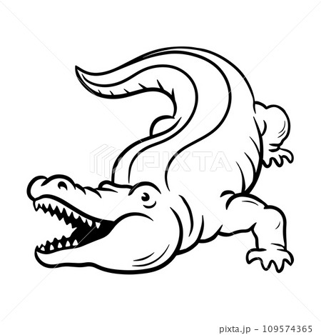 Crocodile with open mouth Crocodile with open mouth 109574365