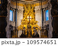 St. Peter's Basilica interior hall and altar in Vatican, Italy 109574651