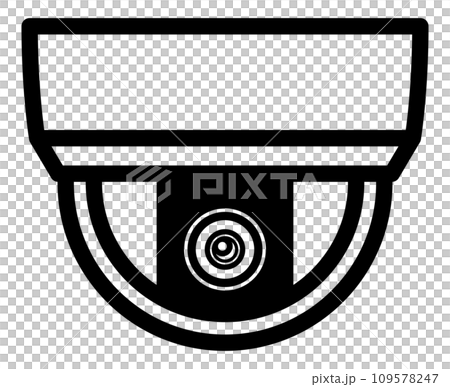 防犯カメラのアイコン 109578247