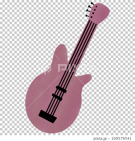 acoustic guitar in a shape of a heart acoustic guitar in a shape of a heart 109579541