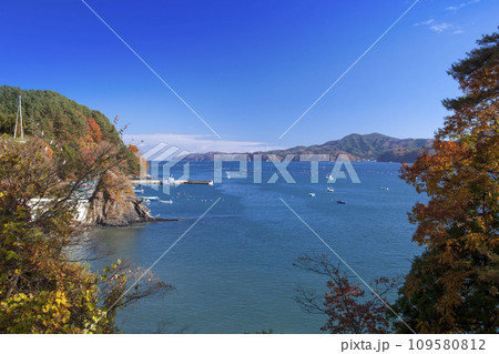 秋の大槌湾 109580812